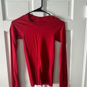 Lululemon red swiftly tech